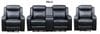Arnold 2 Seater Leather Electric Reclining Lounge Suite Thumbnail Main
