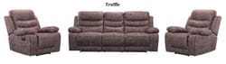 Brooklyn 3 Seater Reclining Lounge Suite