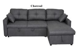 Romy Sofa Bed with Reversible Storage Chaise