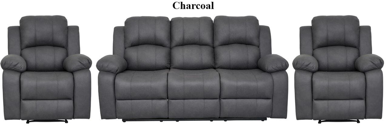 Valor 3 Seater Reclining Lounge Suite