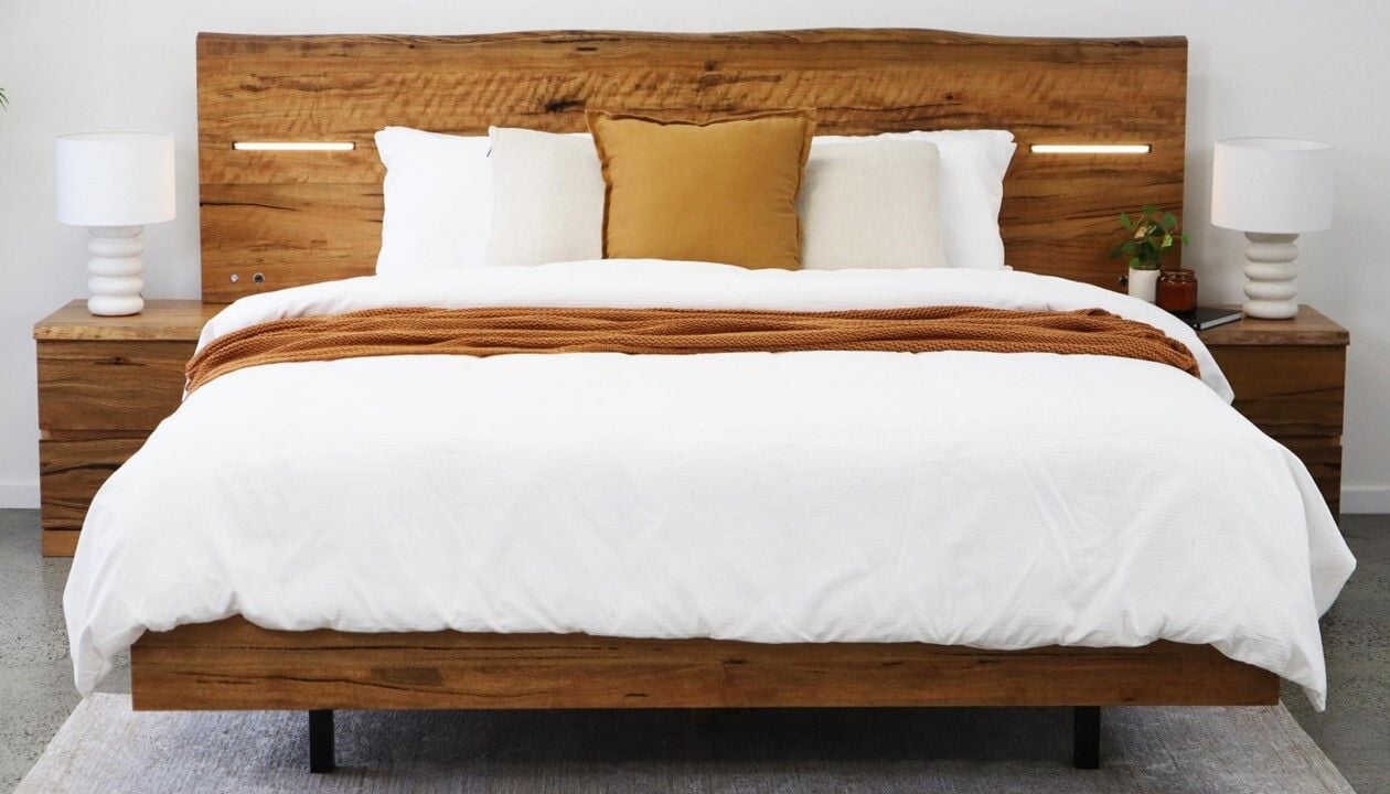 Eagle Bay King Bed + 2 Bedside Tables