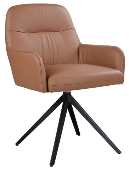 Calvin Leather Swivel Chair Main