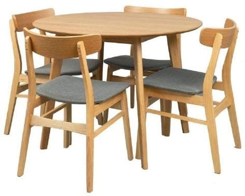 Malone 5 Piece Round Dining Suite Main