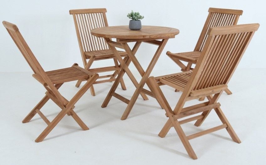 Balgo 5 Piece Outdoor Folding Set Main Balgo 5 Piece Outdoor Folding Set Main