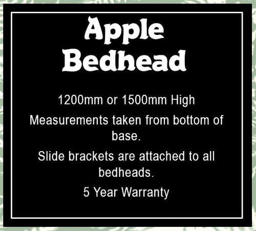 Super King Apple 1500mm Bedhead Related