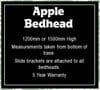 King Single Apple 1200mm Bedhead Thumbnail Related