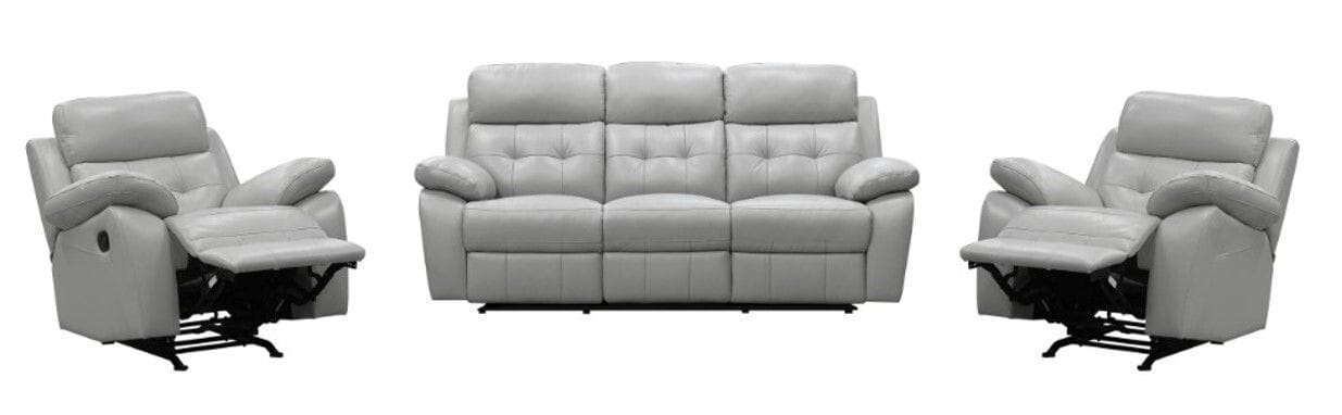 Cosmic 3 Seater Leather Reclining Lounge Suite