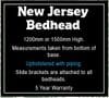 Single New Jersey 1500mm Bedhead Thumbnail Related