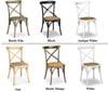Crossback Dining Chair - Rattan Seat Thumbnail Main
