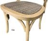 Crossback Dining Chair - Rattan Seat Thumbnail Related