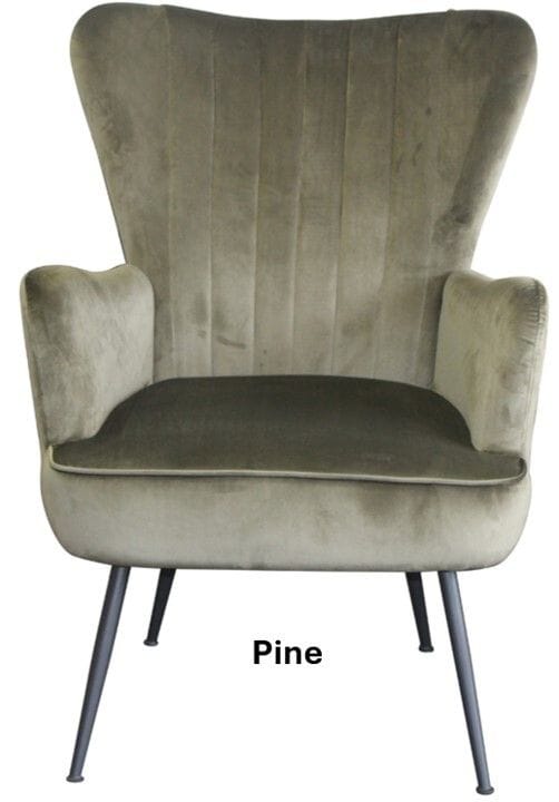 Mia Velvet Accent Chair