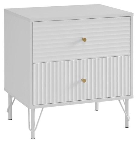 Lisa Wavy Bedside Table Main Lisa Wavy Bedside Table Main