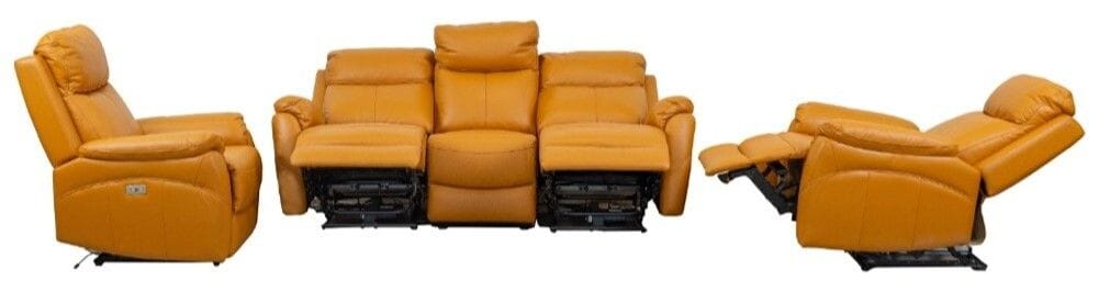 Camden 3 Seater Electric Leather Reclining Lounge Suite Related