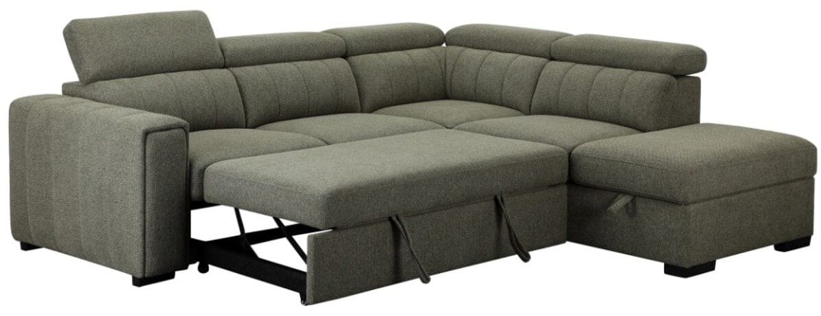 Odelia Chaise Lounge with Sofa Bed & Ottoman Related