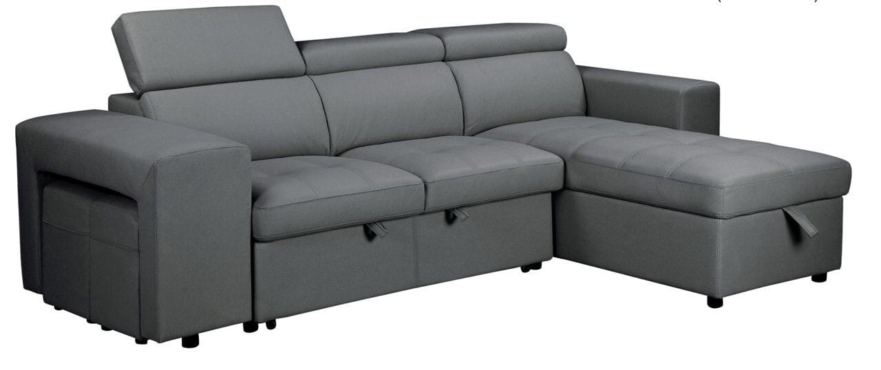 Rocco Sofa Bed with Reversible Storage Chaise