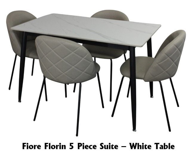 Fiore Florin 5 Piece Dining Suite Related Fiore Florin 5 Piece Dining Suite Related