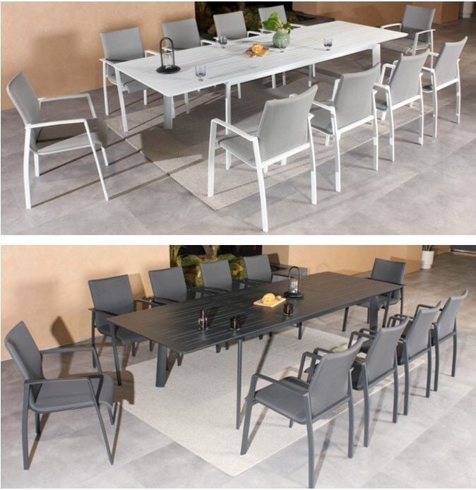 Rapa 11 Piece Outdoor Extension Dining Suite