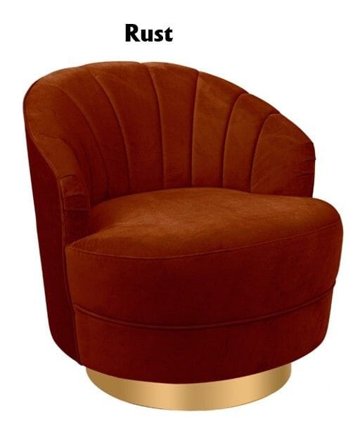 Valdes Velvet Swivel Chair Related