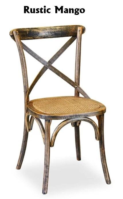 Crossback Dining Chair - Rattan Seat Related