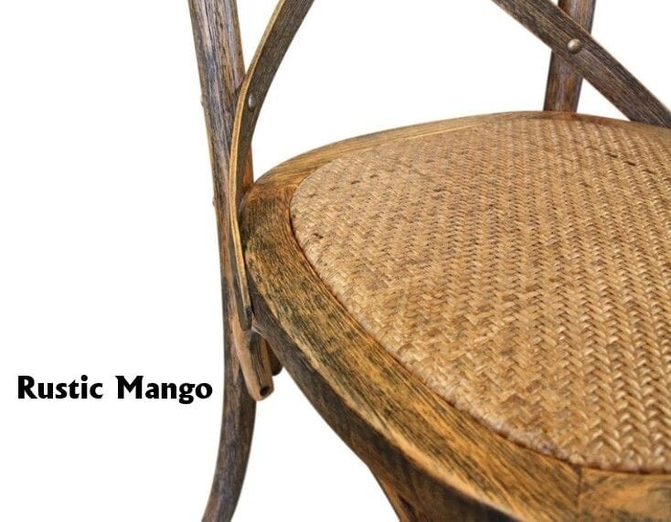 Crossback Dining Chair - Rattan Seat Related