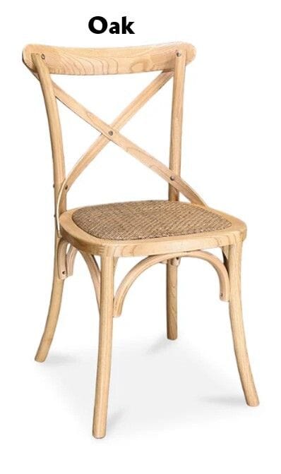 Crossback Dining Chair - Rattan Seat Related