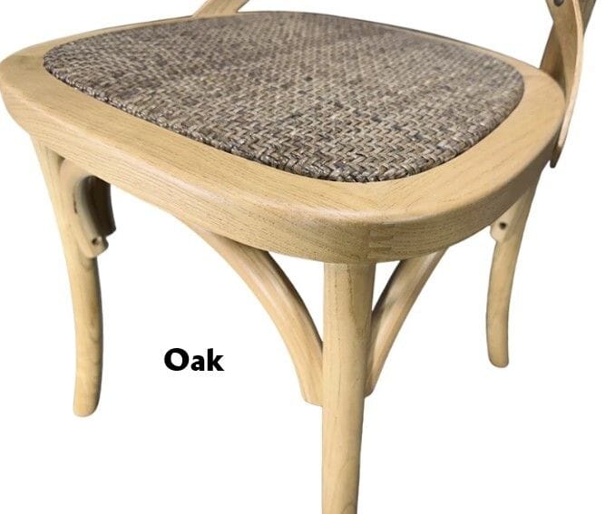 Crossback Dining Chair - Rattan Seat Related