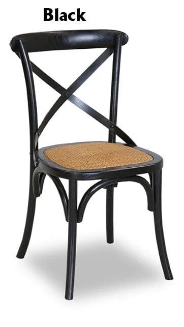 Crossback Dining Chair - Rattan Seat Related