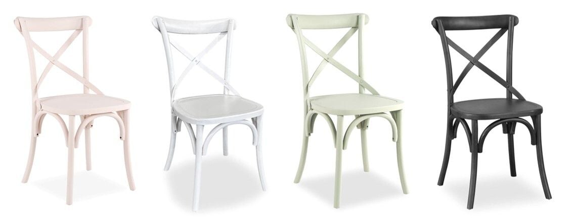 Crossback Dining Chair - Timber Seat Main Crossback Dining Chair - Timber Seat Main