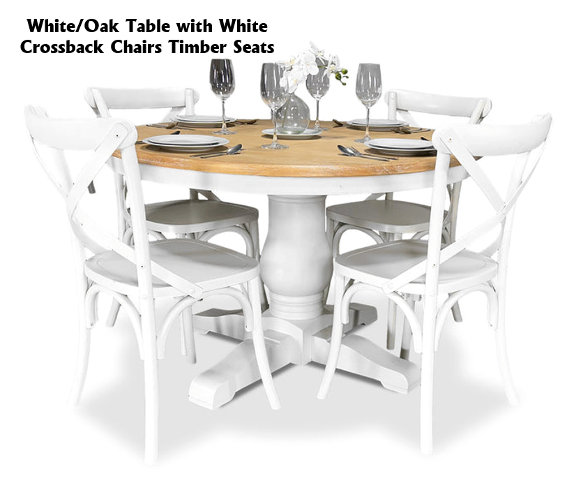 Bristol 5 Piece Dining Suite with Crossback Chairs - 1200mm Related