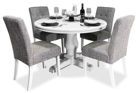 Bristol 5 Piece Dining Suite with Waffle Chairs - 1200mm Related Bristol 5 Piece Dining Suite with Waffle Chairs - 1200mm Related