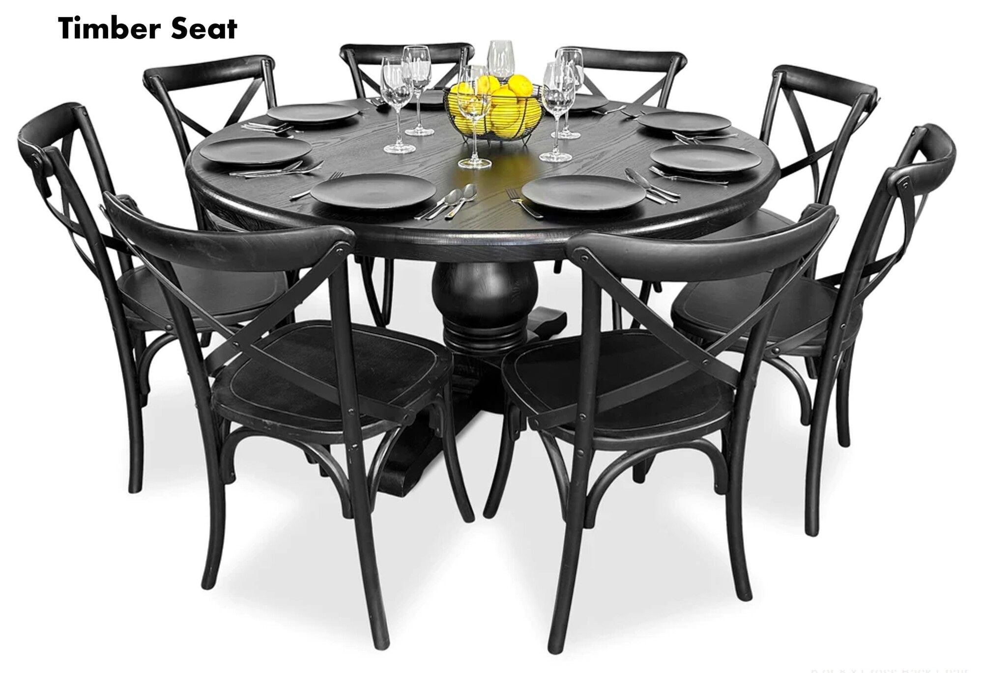 Bristol 9 Piece Dining Suite with Crossback Chairs - 1500mm Related Bristol 9 Piece Dining Suite with Crossback Chairs - 1500mm Related