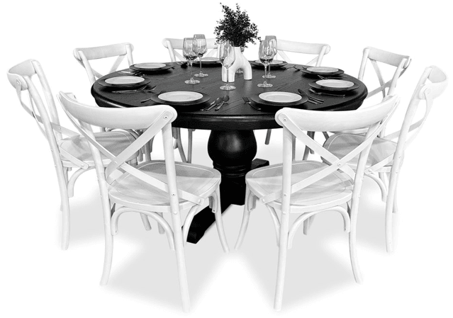 Bristol 9 Piece Dining Suite with Crossback Chairs - 1500mm Related Bristol 9 Piece Dining Suite with Crossback Chairs - 1500mm Related