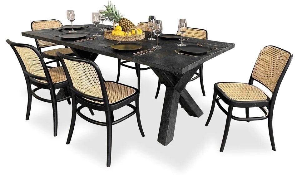 Sussex 7 Piece Dining Suite - Paris Chairs Main Sussex 7 Piece Dining Suite - Paris Chairs Main