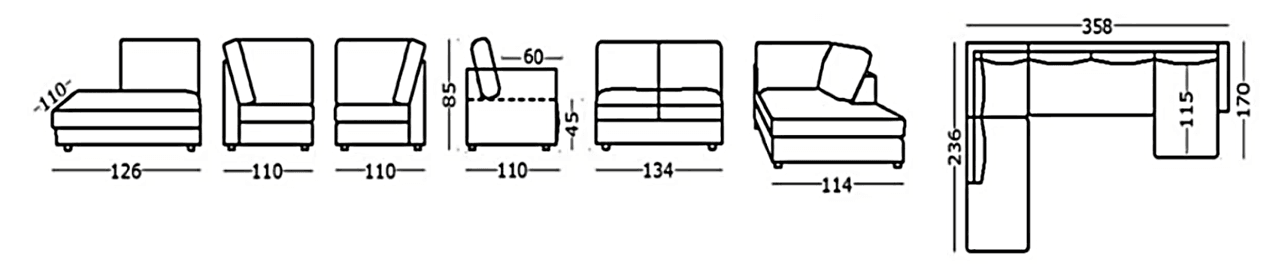 Kyra Corner Modular Lounge Related Kyra Corner Modular Lounge Related