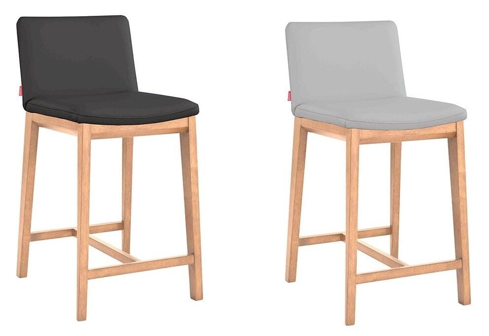 Wilson Leather Bar Stool - Set of 2