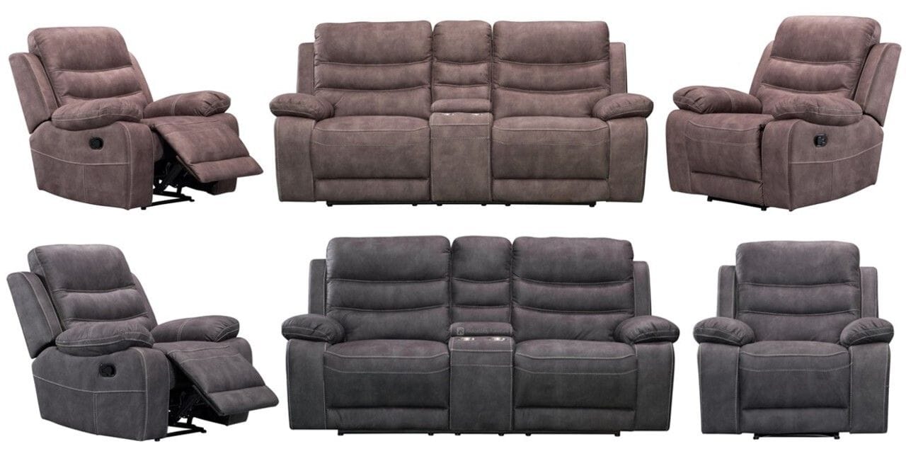 Brooklyn 2 Seater Reclining Lounge Suite