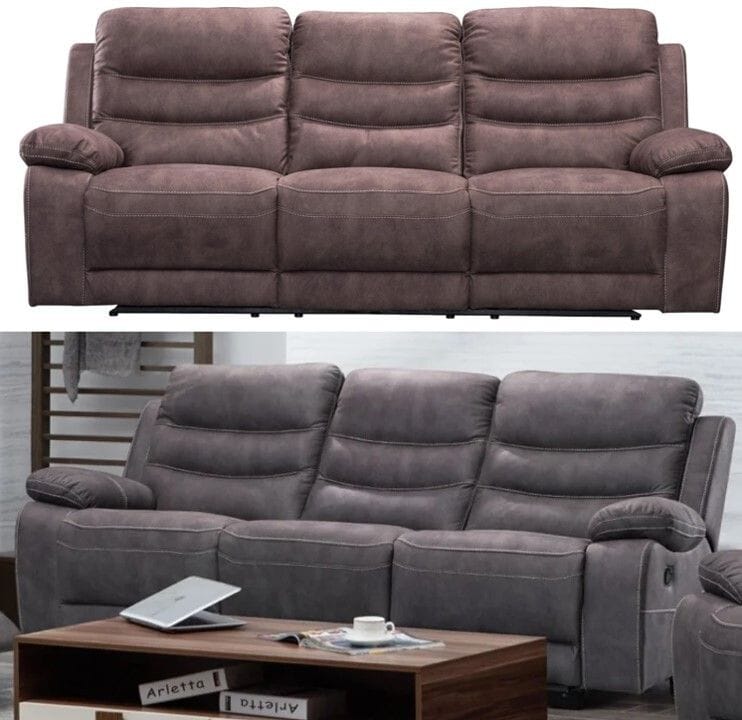 Brooklyn 3 Seater Reclining Lounge