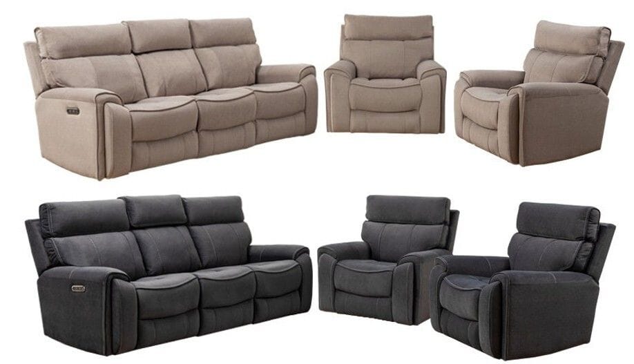 Dynasty 3 Seater Electric Reclining Suite