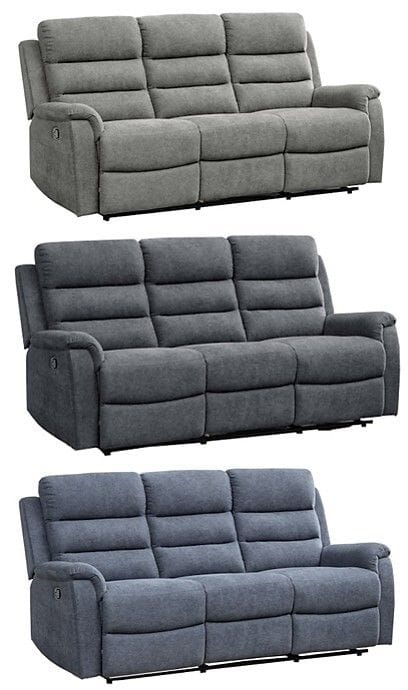 Edison 3 Seater Reclining Lounge