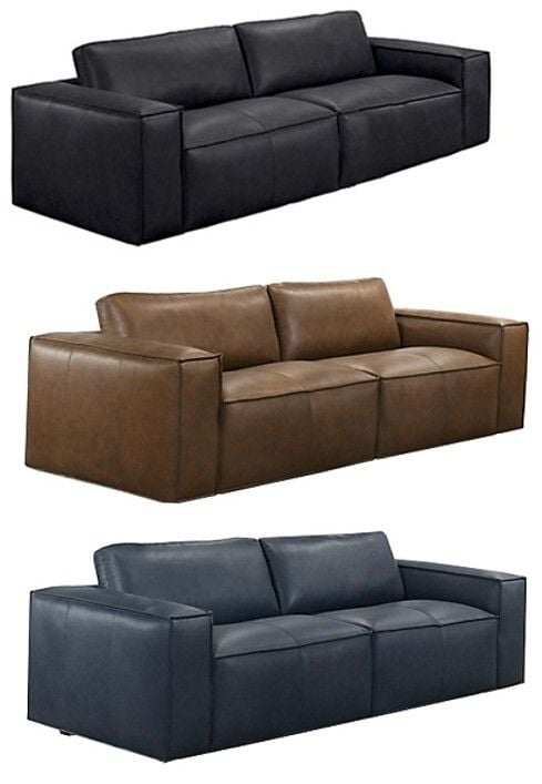 Havana 3 Seat Leather Sofa Main Havana 3 Seat Leather Sofa Main