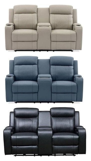 Arnold 2 Seater Leather Electric Lounge