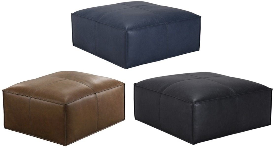 Havana Leather Ottoman Main Havana Leather Ottoman Main