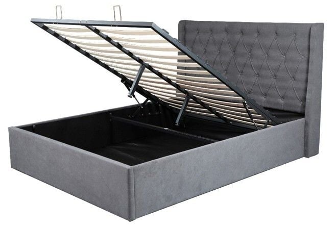 Leonora Gas Lift Queen Bed Main Leonora Gas Lift Queen Bed Main