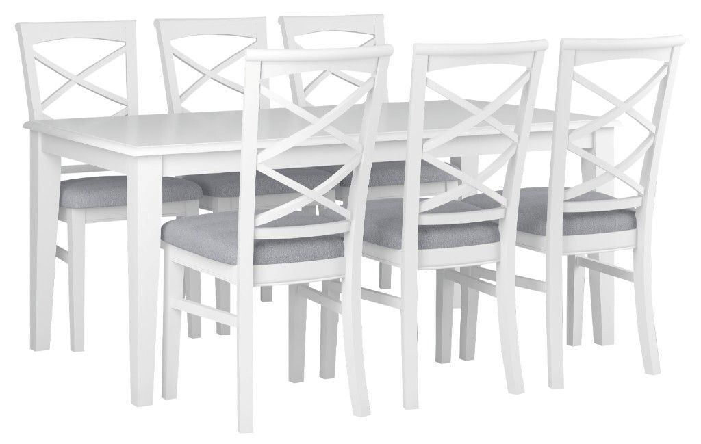Hamptons 7 Piece Dining Suite - 1800mm Table Main Hamptons 7 Piece Dining Suite - 1800mm Table Main