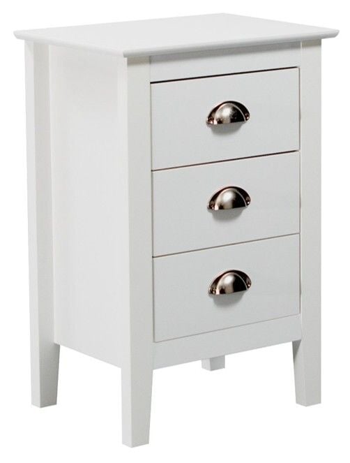 Costway Bedside Table - 3 Drawer Main Costway Bedside Table - 3 Drawer Main