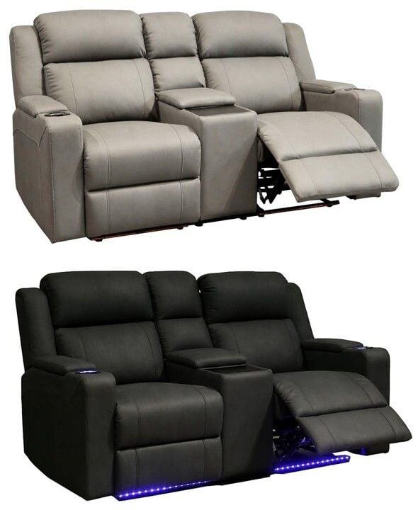 Academy 2 Seater Electric Reclining Lounge