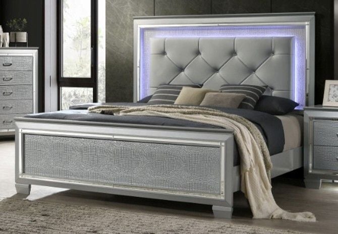 Veronica King Bed with LED Light Related Veronica King Bed with LED Light Related