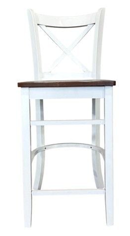 Crossback Two-Tone Bar Stool - Set of 2 Related Crossback Two-Tone Bar Stool - Set of 2 Related