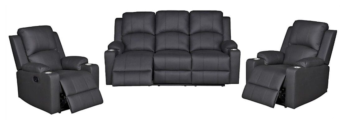 Tuscan 3 Seater Reclining Lounge Suite