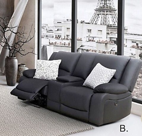 Baxtor 2 Seater Electric Recliner Lounge
